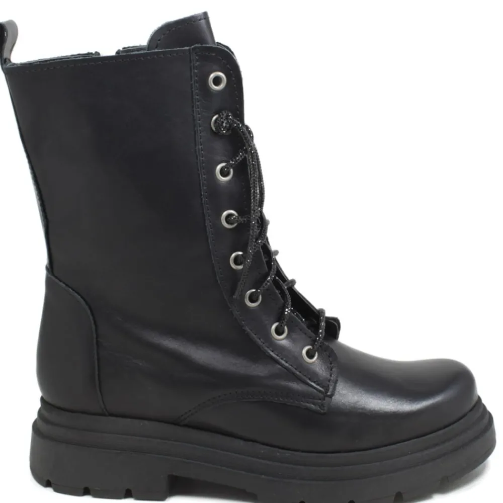 anfibi_con_laccio_di_stra_0.webp Anfibi | Stivali Invernali | Personal Anfibi con Laccio di Strass Scuro "BLAX"  - Nero