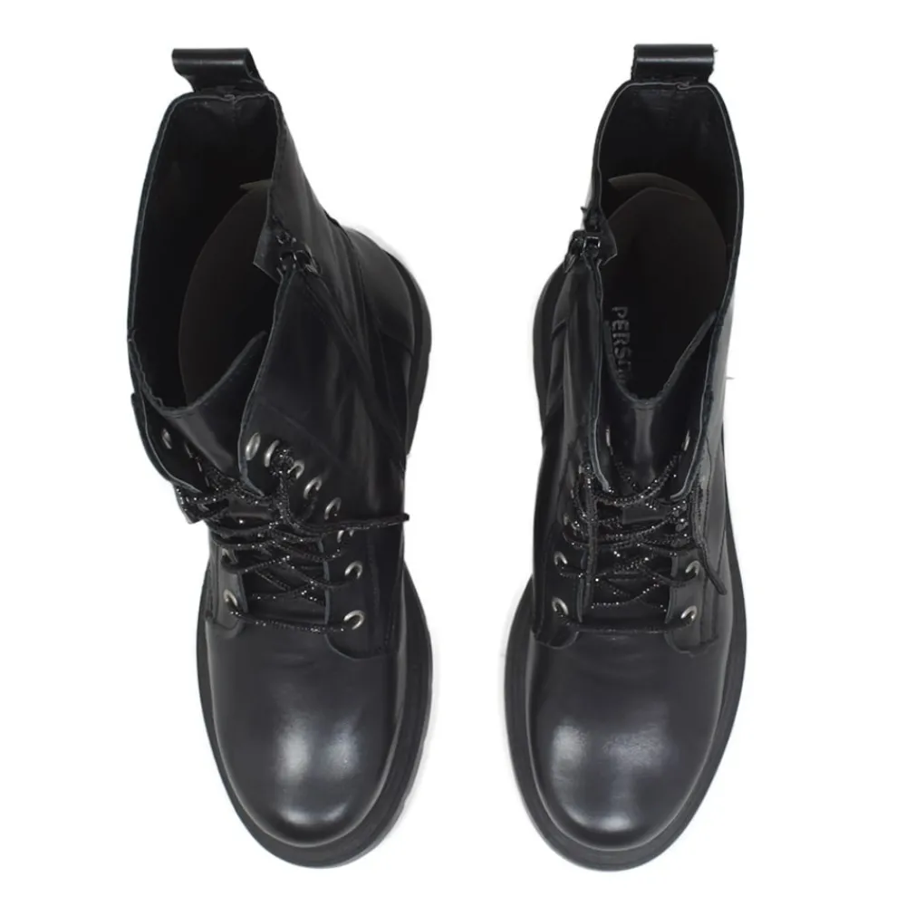 anfibi_con_laccio_di_stra_6.webp Anfibi | Stivali Invernali | Personal Anfibi con Laccio di Strass Scuro "BLAX"  - Nero