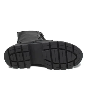 Anfibi | Stivali Invernali | Personal Anfibi con Laccio di Strass Scuro "BLAX"  - Nero