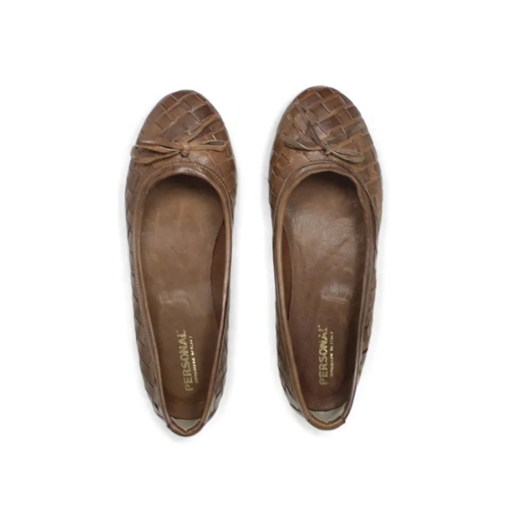 ballerine_in_pelle_intrec_5-1.webp Ballerine | Personal Ballerine in Pelle Intrecciata "ETOILE" - Cuoio