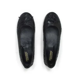 Ballerine | Personal Ballerine in Pelle Intrecciata "ETOILE" - Nero