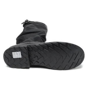 Stivali Invernali | Bikers Invernali | In Time Biker Boots Metà Polpaccio "BK/M" - Pelle Nero