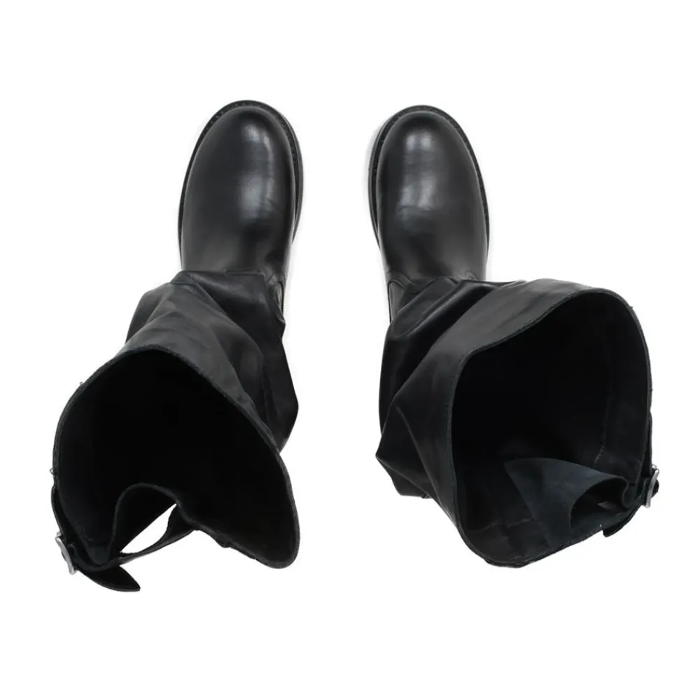 biker_boots_met_polpaccio_6-2.webp Stivali Invernali | Bikers Invernali | In Time Biker Boots Metà Polpaccio "BK/M" - Pelle Nero