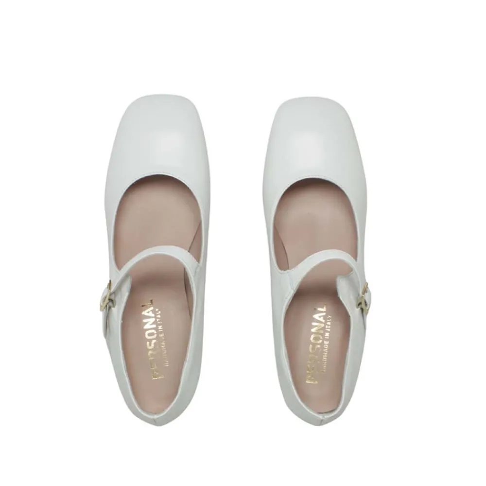 decollete_mary_jane_con_t_5-1.webp Scarpe Con Tacco | Personal Decollete Mary Jane con Tacco Comodo "Enya" - Nappa Bianco