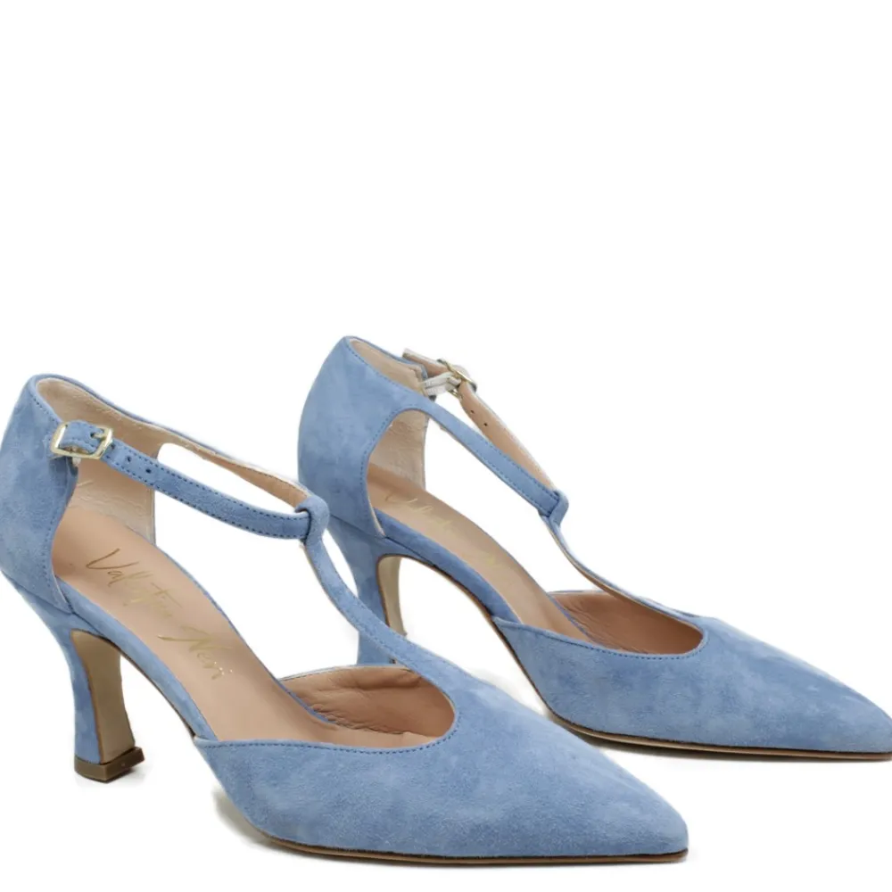 decollete_t_strap_con_tac_0.webp Scarpe Con Tacco | Made in Italy Decollete T Strap con Tacco 8cm "V59" - Camoscio Jeans