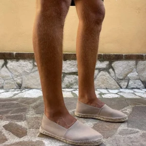 Espadrillas | Mañana Espadrillas Basse in Tela Unisex "110" - Taupe