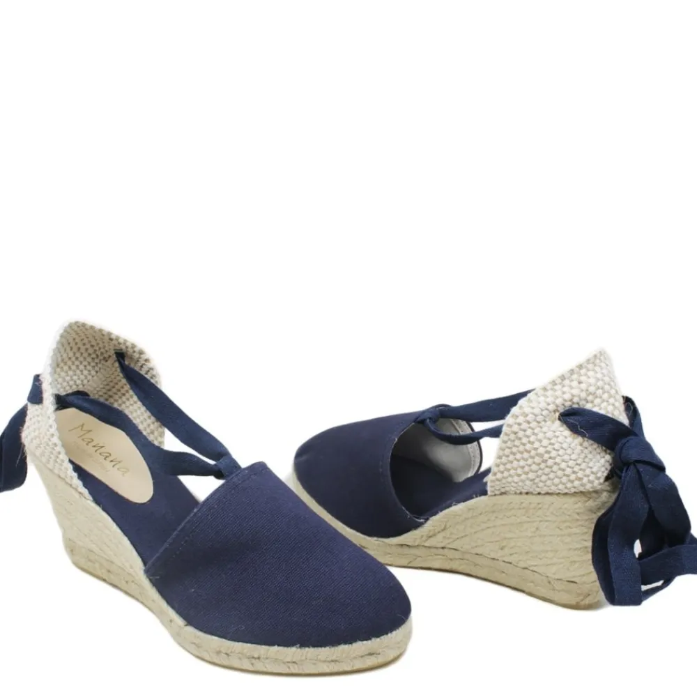 espadrillas_con_zeppa_alt_1-5.webp Espadrillas | Sandali Con Zeppa | Mañana Espadrillas con Zeppa Alta e Laccio alla caviglia "701" - Blu