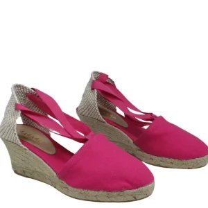 Sandali Con Zeppa | Espadrillas | Mañana Espadrillas con Zeppa Media e Laccio alla caviglia "501" - Fucsia