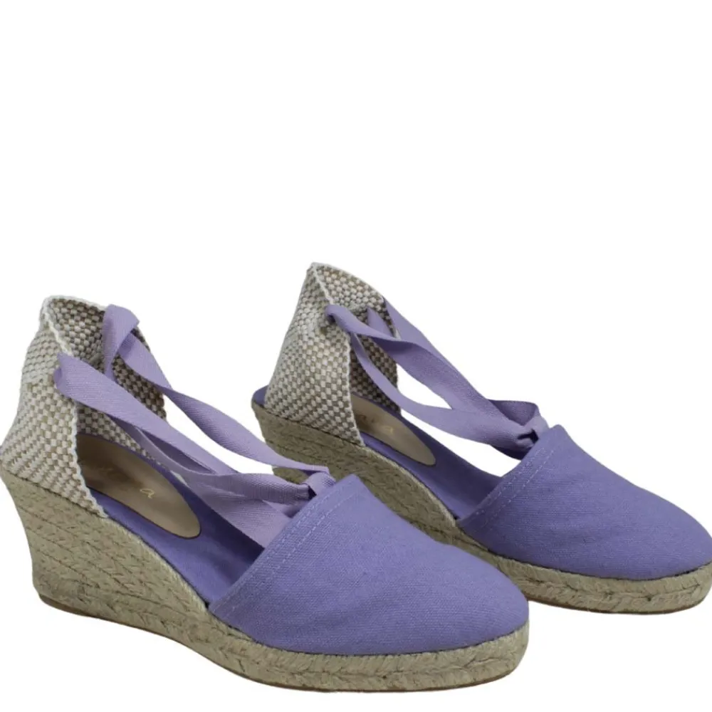 espadrillas_con_zeppa_med_0-6.webp Espadrillas | Sandali Con Zeppa | Mañana Espadrillas con Zeppa Media e Laccio alla caviglia "501" - Lilla