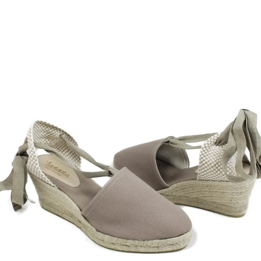 espadrillas_con_zeppa_med_1-1.webp Espadrillas | Sandali Con Zeppa | Mañana Espadrillas con Zeppa Media e Laccio alla caviglia "501" - Taupe