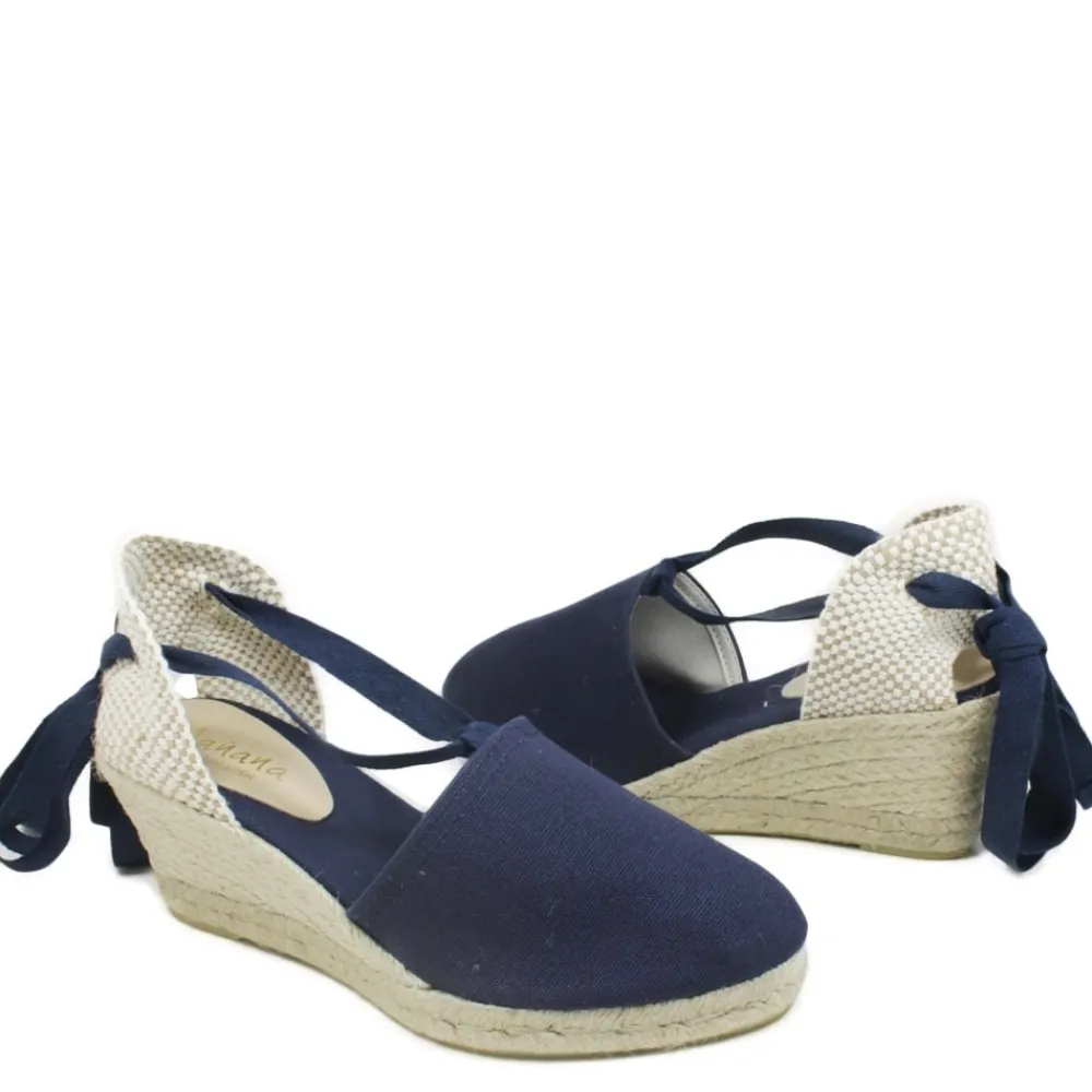 espadrillas_con_zeppa_med_1-4.webp Espadrillas | Sandali Con Zeppa | Mañana Espadrillas con Zeppa Media e Laccio alla caviglia "501" - Blu