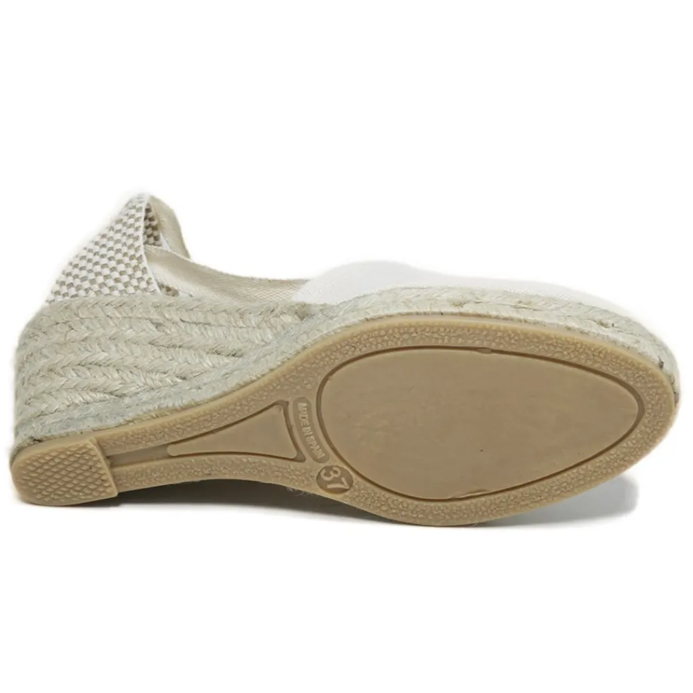 espadrillas_con_zeppa_med_2-5.webp Espadrillas | Sandali Con Zeppa | Mañana Espadrillas con Zeppa Media e Laccio alla caviglia "501" - Beige