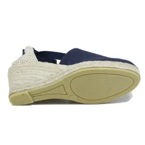 Espadrillas | Sandali Con Zeppa | Mañana Espadrillas con Zeppa Media e Laccio alla caviglia "501" - Blu