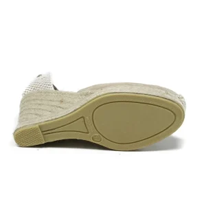 Espadrillas | Sandali Con Zeppa | Mañana Espadrillas in Camoscio con Zeppa Alta e Laccio alla Caviglia "802" - Taupe