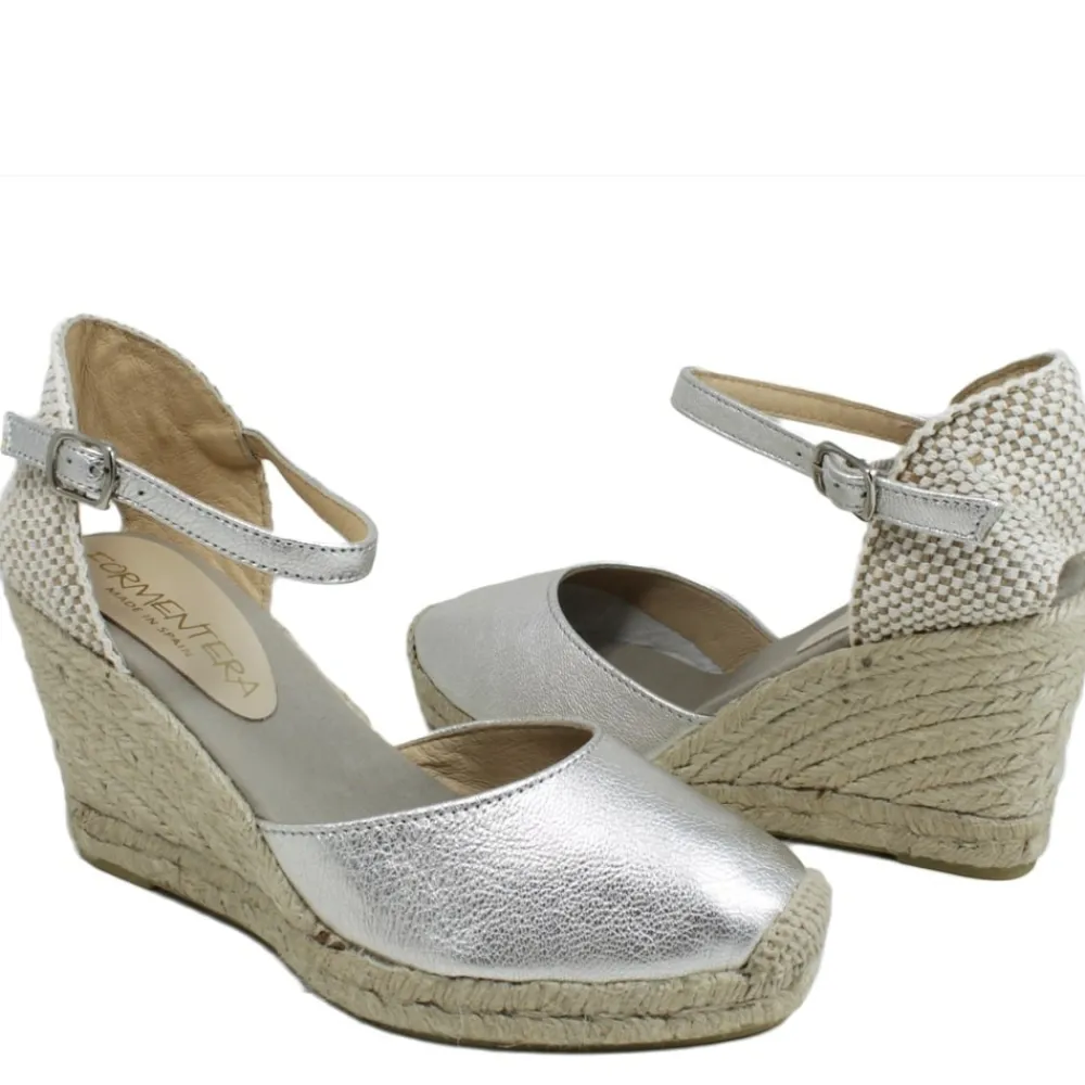 espadrillas_in_pelle_con__1-2.webp Espadrillas | Sandali Con Zeppa | Mañana Espadrillas in Pelle con Zeppa Alta e Cinturino "712" - Argento