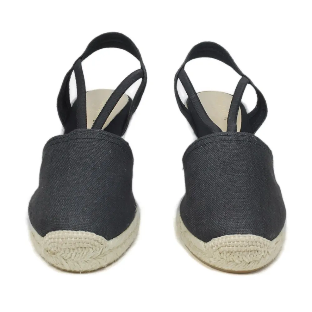 espadrillas_zeppa_media_c_2.webp Espadrillas | Sandali Con Zeppa | Mañana Espadrillas Zeppa Media con elastico "505" - Nero