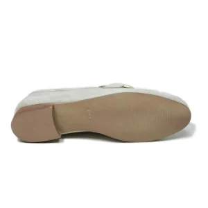 Stringate & Mocassini | In Time Mocassini da Donna in camoscio con morsetto "MADAME" - Beige
