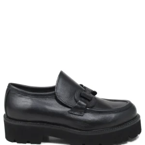 Stringate & Mocassini | In Time Mocassini da Donna in pelle su platform con accessorio "CRAIG" - Nero
