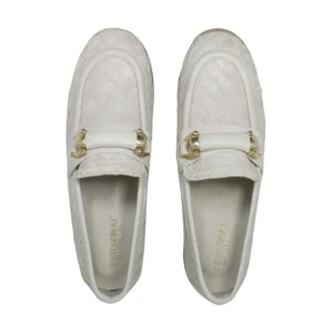 Stringate & Mocassini | Personal Mocassini da Donna in Pelle Intrecciata "MOKA" - Beige