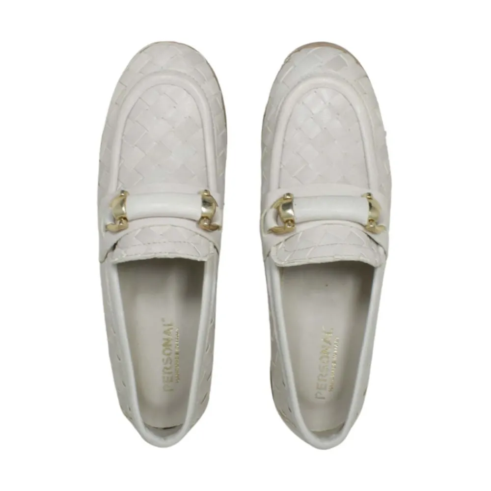 mocassini_da_donna_in_pel_3.webp Stringate & Mocassini | Personal Mocassini da Donna in Pelle Intrecciata "MOKA" - Beige