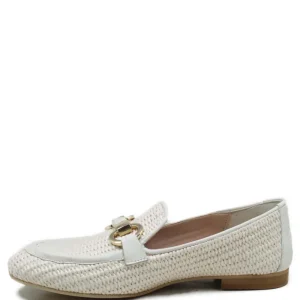 Stringate & Mocassini | Personal Mocassini da Donna in Rafia e Nappa "JANE" - Beige