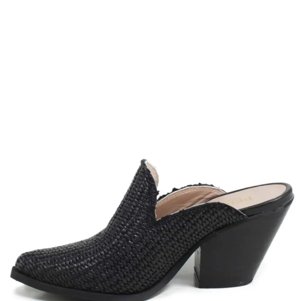 sabot_texani_con_tacco_al_1.webp Sabot | Scarpe Con Tacco | Personal Sabot Texani con Tacco Alto "DEBRA" - Rafia Nero