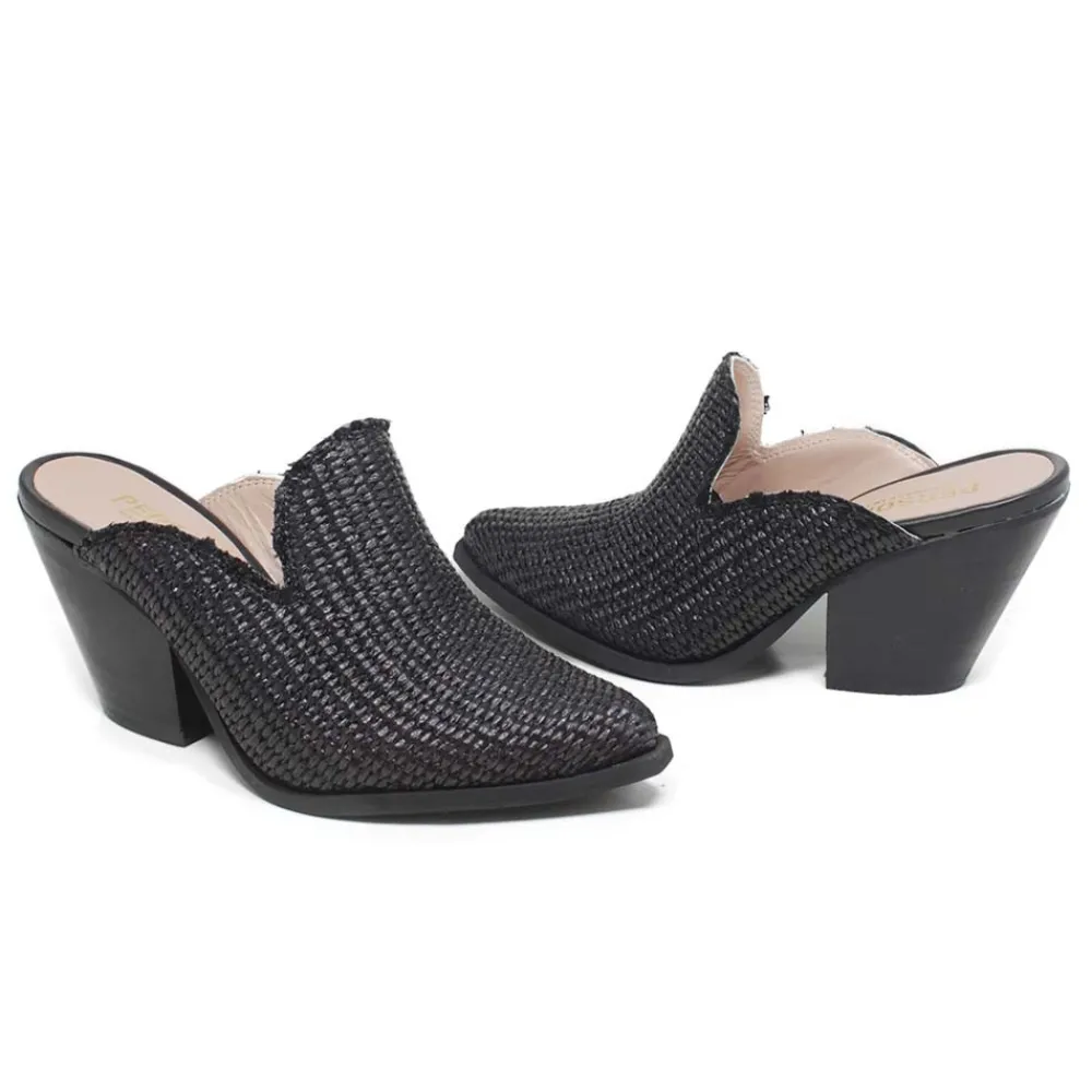 sabot_texani_con_tacco_al_2.webp Sabot | Scarpe Con Tacco | Personal Sabot Texani con Tacco Alto "DEBRA" - Rafia Nero