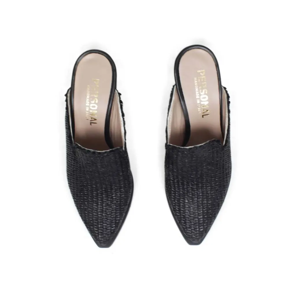 sabot_texani_con_tacco_al_5.webp Sabot | Scarpe Con Tacco | Personal Sabot Texani con Tacco Alto "DEBRA" - Rafia Nero