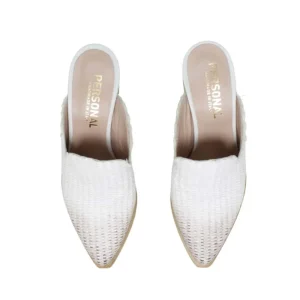 Sabot | Scarpe Con Tacco | Personal Sabot Texani con Tacco Alto "DEBRA" - Rafia Beige