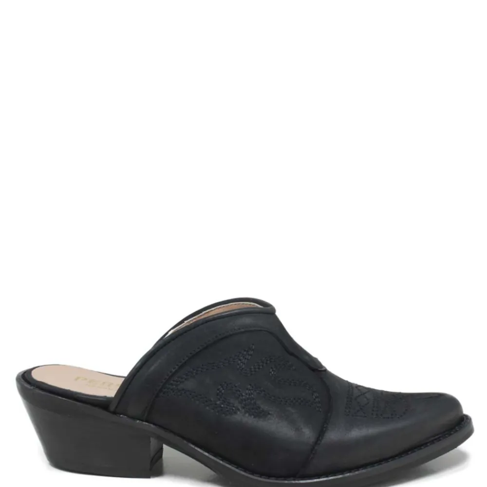 sabot_texani_ricamati_con_0.webp Sabot | Scarpe Con Tacco | Personal Sabot Texani Ricamati con Tacco Medio "ADEL" - Nabuk Nero