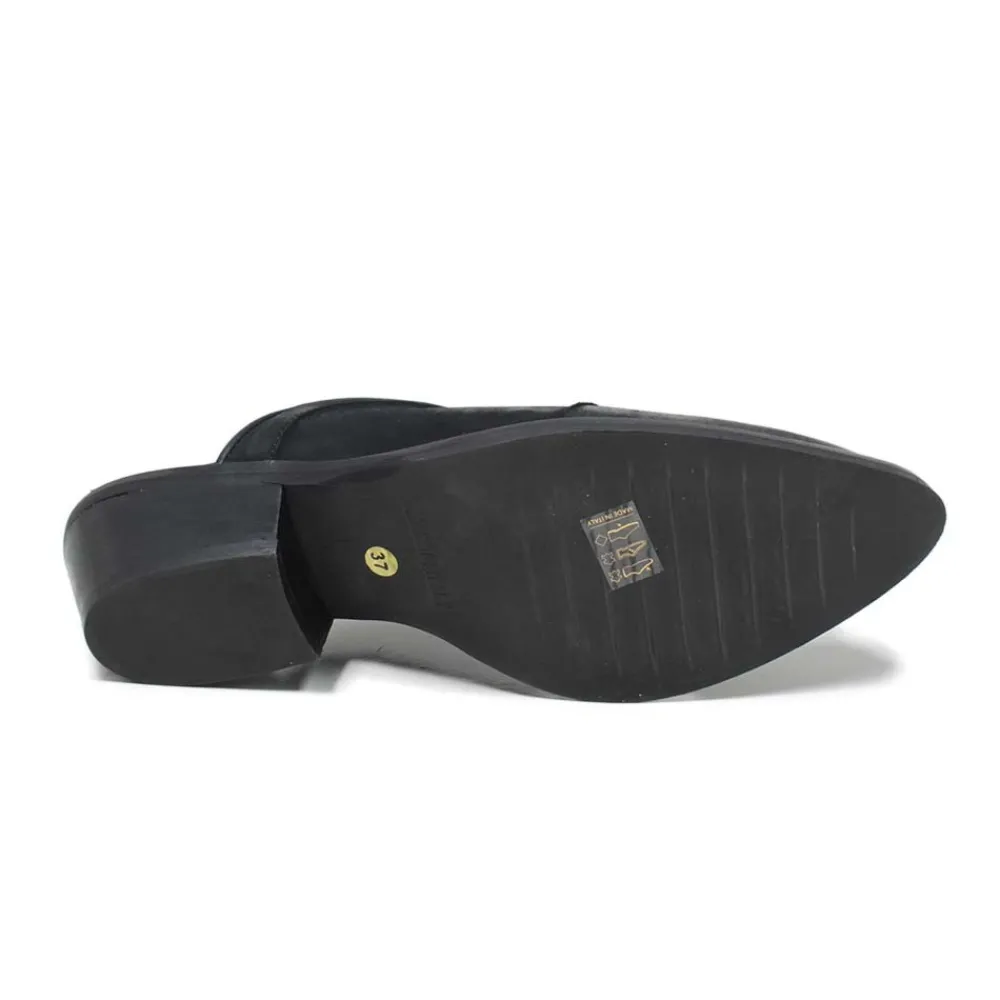 sabot_texani_ricamati_con_7.webp Sabot | Scarpe Con Tacco | Personal Sabot Texani Ricamati con Tacco Medio "ADEL" - Nabuk Nero