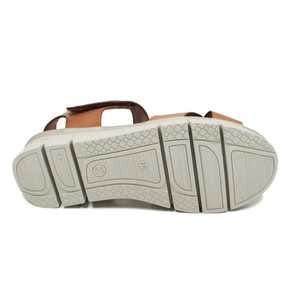 sandali_bassi_comodi_flex_4-2.webp Sandali Con Zeppa | Sandali Bassi | Mañana Sandali Bassi Comodi Flexy in Pelle "F13" - Cuoio