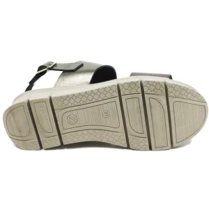 Sandali Con Zeppa | Sandali Bassi | Mañana Sandali Bassi Comodi Flexy in Pelle "F16" - Moro/Velvet TestadiMoro