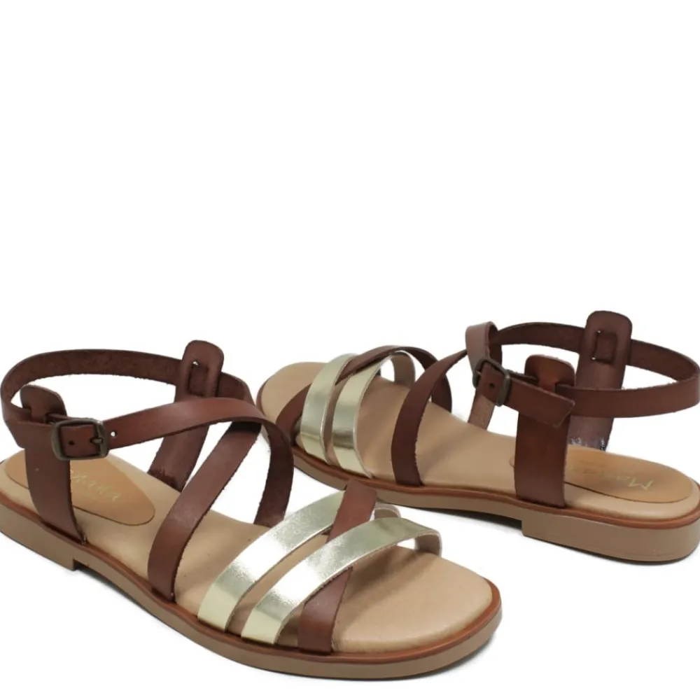 sandali_bassi_con_cinturi_2-1.webp Sandali Bassi | Mañana Sandali Bassi con Cinturino alla Caviglia "JUNCAL" - /Cuoio Platino