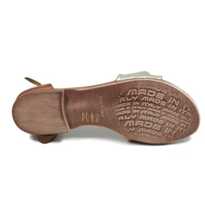 Sandali Bassi | In Time Sandali Bassi Flat in Pelle "Procida" - /Platino Cuoio