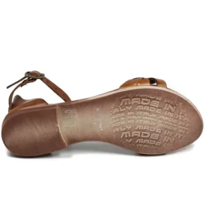 Sandali Bassi | In Time Sandali Bassi Flat in Pelle "Luna" - Cuoio