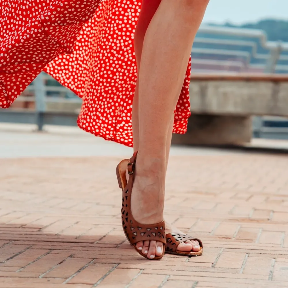 sandali_bassi_flat_trafor_1-5.webp Sandali Bassi | In Time Sandali Bassi Flat Traforati in Pelle "Patty" - Cuoio