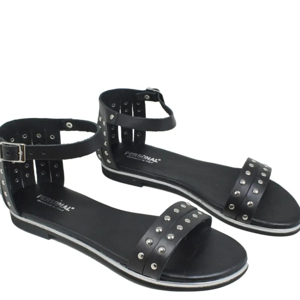 sandali_bassi_in_pelle_co_0-3.webp Sandali Bassi | Personal Sandali Bassi in Pelle con Borchie  "Celia" - Nero