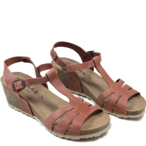 Sandali Con Zeppa | Mañana Sandali in Pelle con Zeppa Media Comfort Fit "Sprinter" - Cuoio