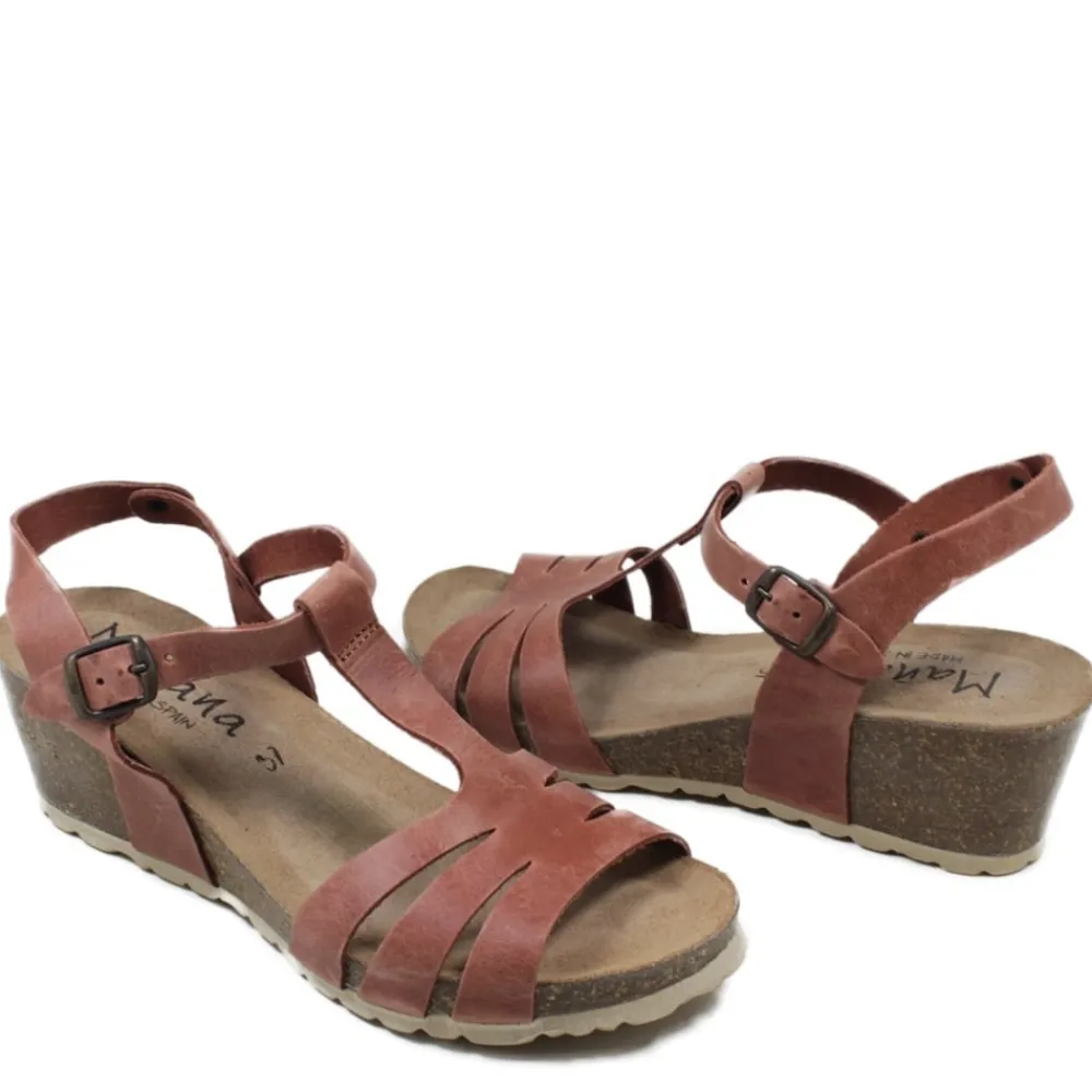 sandali_in_pelle_con_zepp_1.webp Sandali Con Zeppa | Mañana Sandali in Pelle con Zeppa Media Comfort Fit "Sprinter" - Cuoio