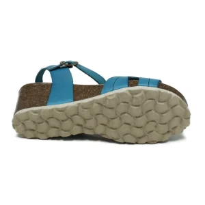 Sandali Con Zeppa | Mañana Sandali in Pelle con Zeppa Media Comfort Fit "V06" - Blu