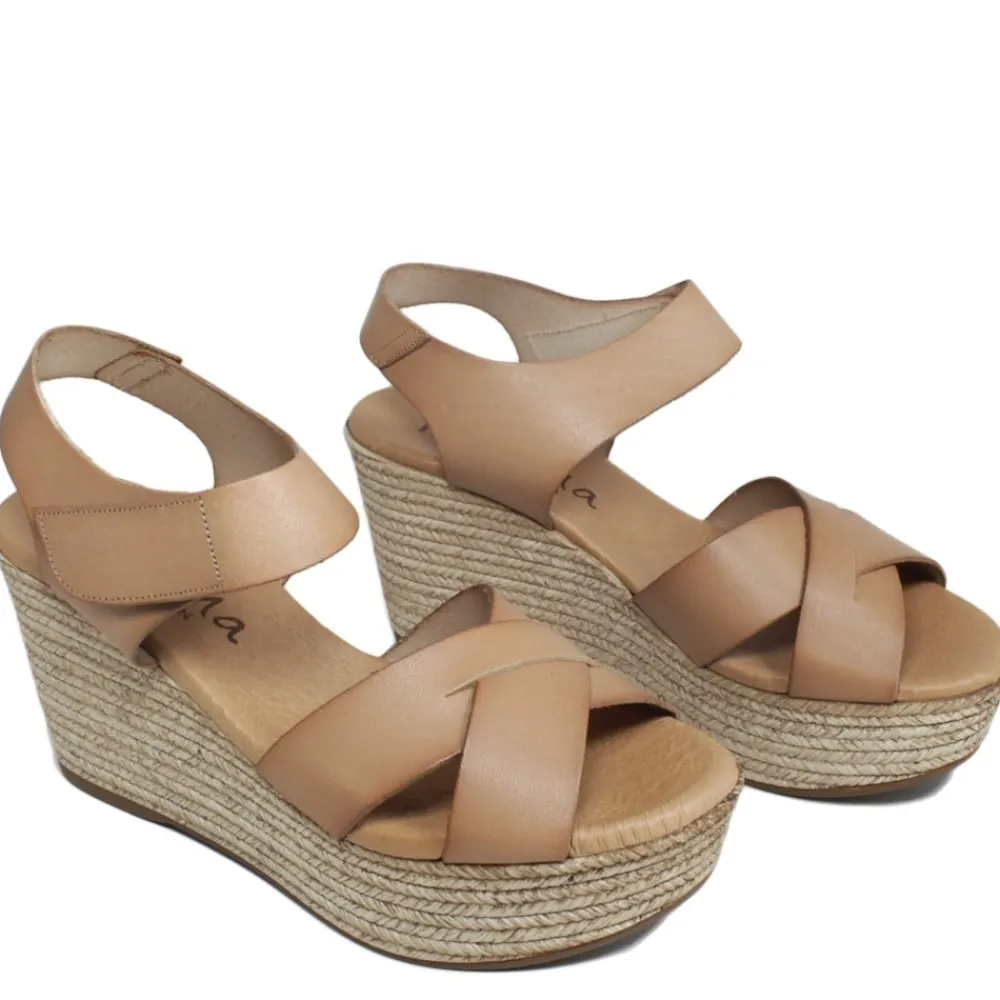 sandali_incrociati_su_zep_0-1.webp Sandali Con Zeppa | Mañana Sandali Incrociati su Zeppa Alta "S43" - Cuoio