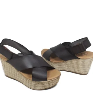 Sandali Con Zeppa | Mañana Sandali Incrociati su Zeppa Alta "S44" - Testa di Moro TestadiMoro