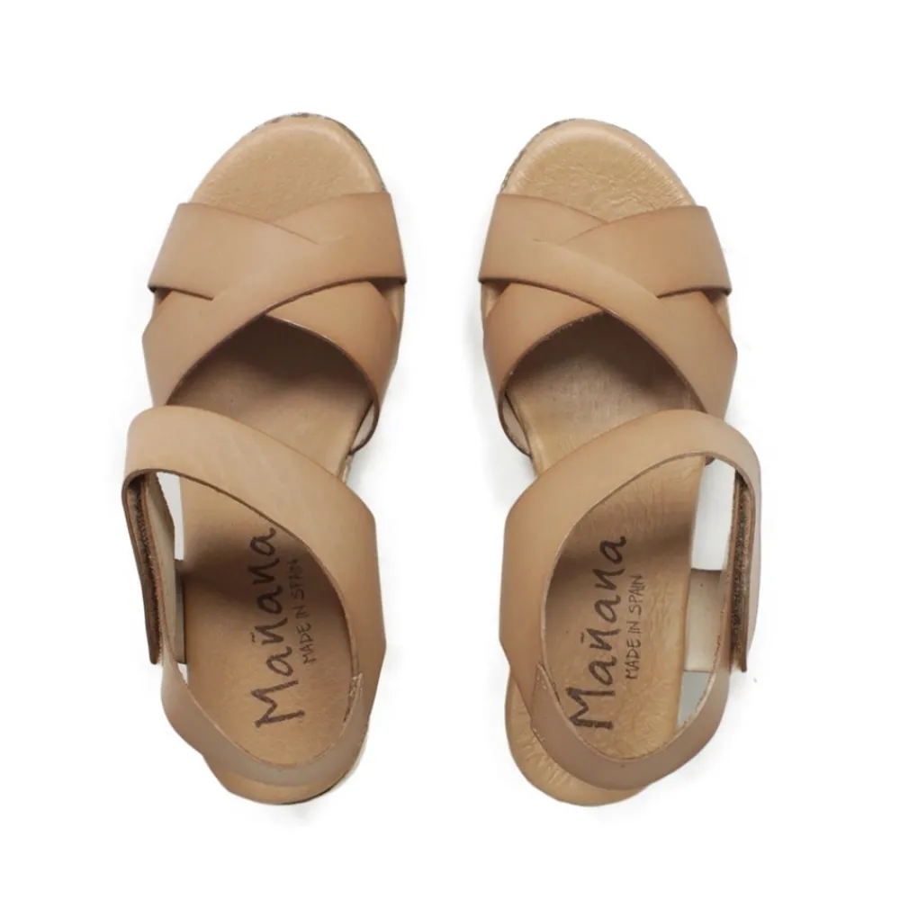 sandali_incrociati_su_zep_3-1.webp Sandali Con Zeppa | Mañana Sandali Incrociati su Zeppa Alta "S43" - Cuoio