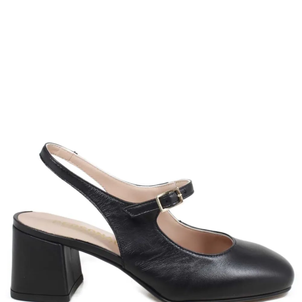 slingback_mary_jane_con_t_1.webp Scarpe Con Tacco | Personal Slingback Mary Jane con Tacco Comodo "Tesia" - Nappa Nero