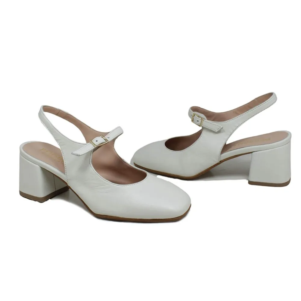 slingback_mary_jane_con_t_4-3.webp Scarpe Con Tacco | Personal Slingback Mary Jane con Tacco Comodo "Tesia" - Nappa Bianco