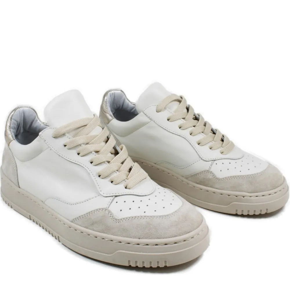 sneakers_in_pelle_da_donn_0.webp Sneakers | Personal Sneakers in pelle da donna "ARIS" - /Laminato Platino Bianco