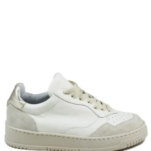 Sneakers | Personal Sneakers in pelle da donna "ARIS" - /Laminato Platino Bianco