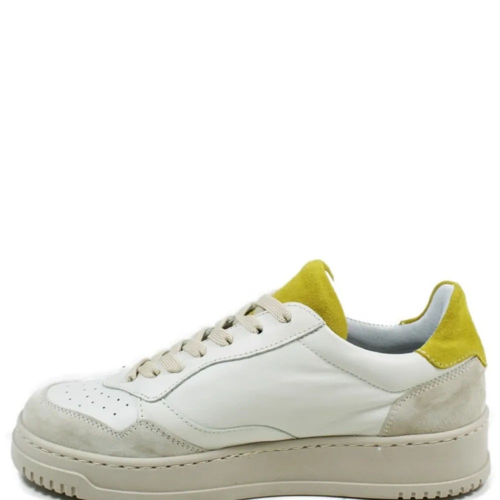 sneakers_in_pelle_da_donn_4-1.webp Sneakers | Personal Sneakers in pelle da donna "ARIS" - /Giallo Ocra Bianco