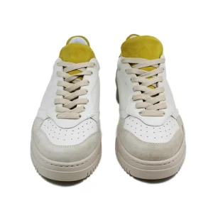 Sneakers | Personal Sneakers in pelle da donna "ARIS" - /Giallo Ocra Bianco